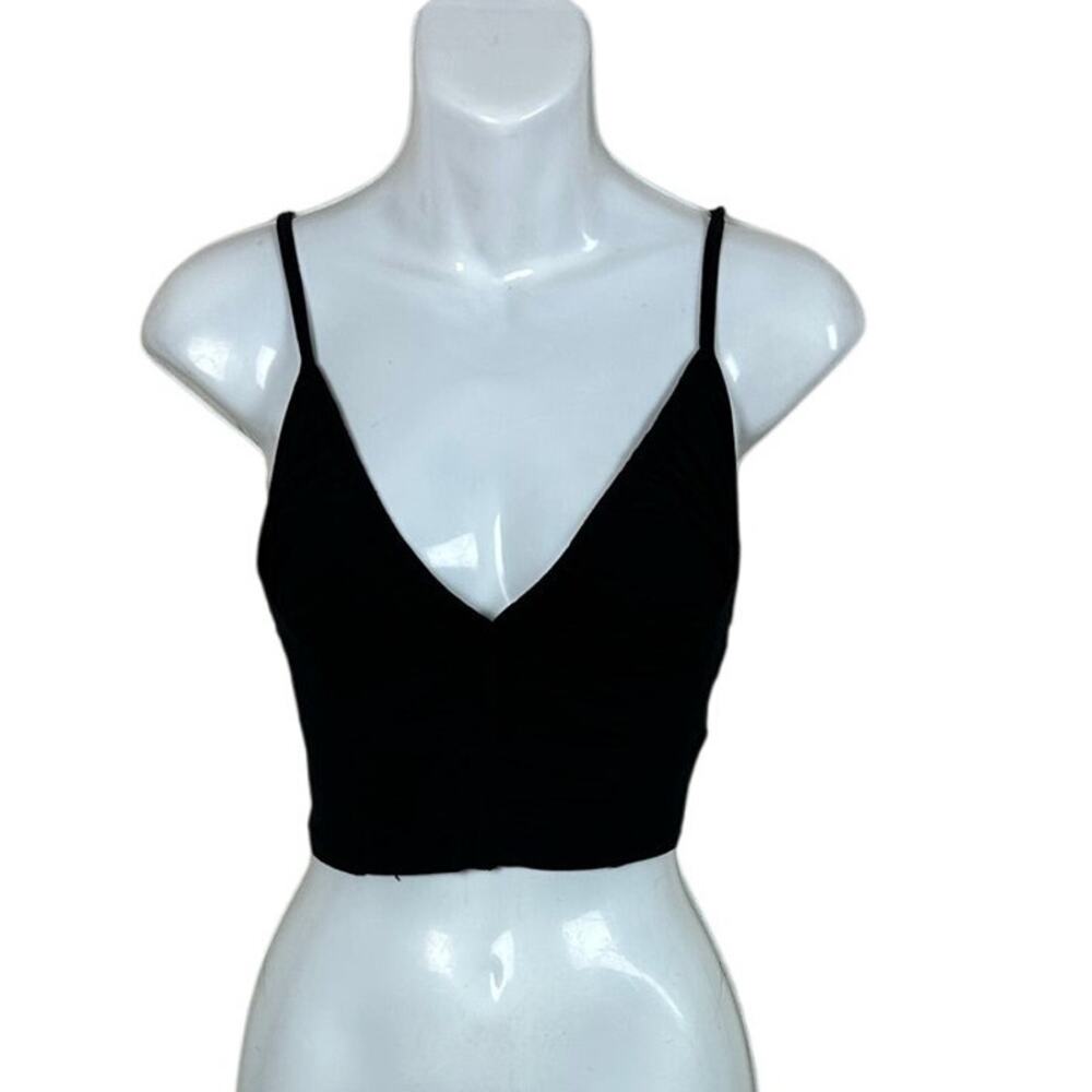 Urban Outfitters Black Ruched Tank Size XS